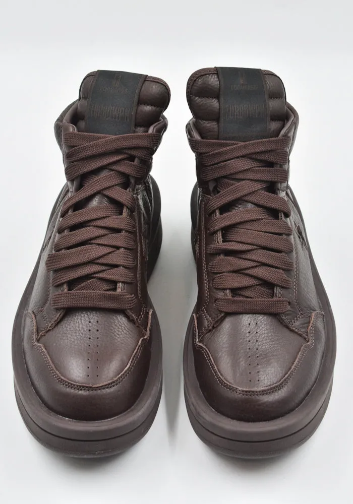 RICK OWENS DRKSHDW X CONVERSE DC01BX342 TURBOWPN \MI\d-TOP SNEAKERS CLAY