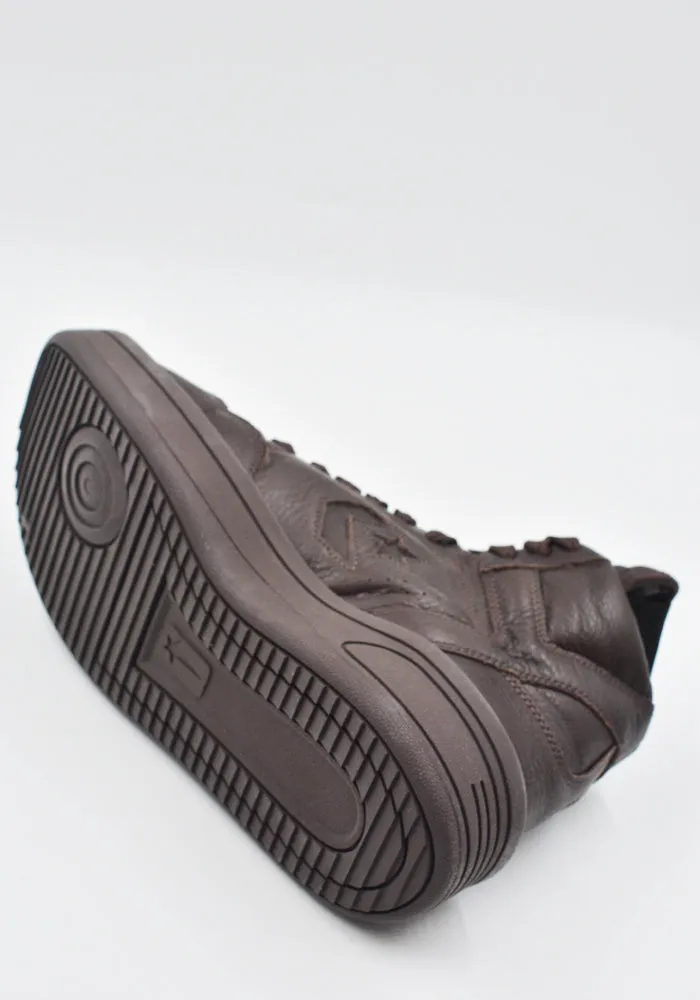 RICK OWENS DRKSHDW X CONVERSE DC01BX342 TURBOWPN \MI\d-TOP SNEAKERS CLAY