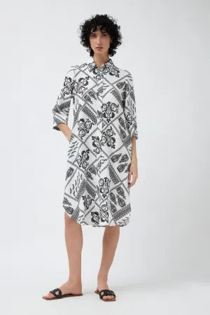 Rivera Shirt Dress - White