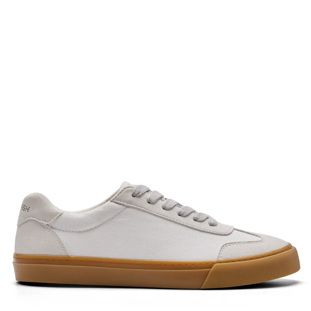 ROCKFISH White / Gum 901 DWR Ladies Trainers, German Army Trainer (GAT), Womens Canvas Sneaker