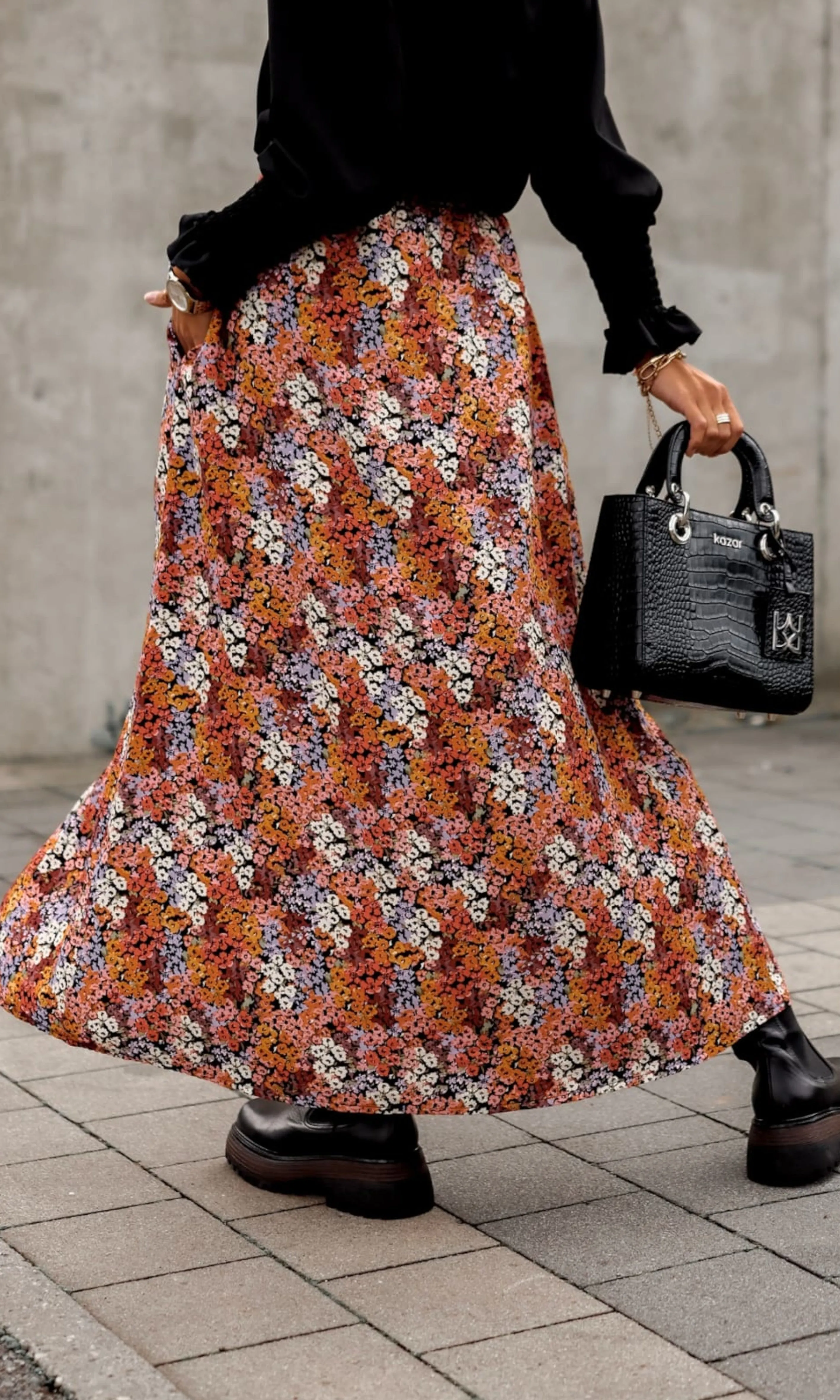 Rok Shirley bloemenprint