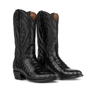 Rujo Boots Men's The Blake Midnight Caiman Tail Boots
