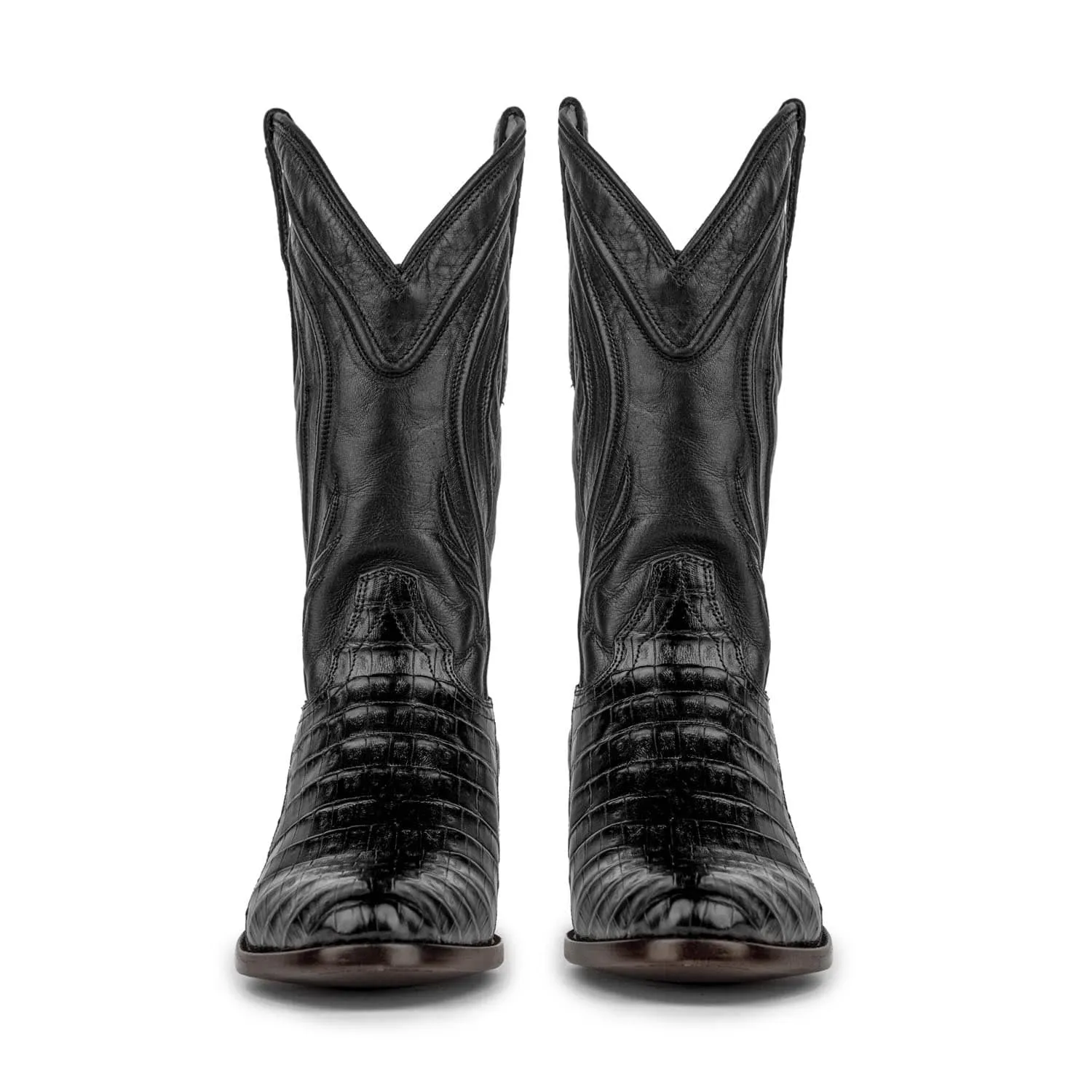 Rujo Boots Men's The Blake Midnight Caiman Tail Boots