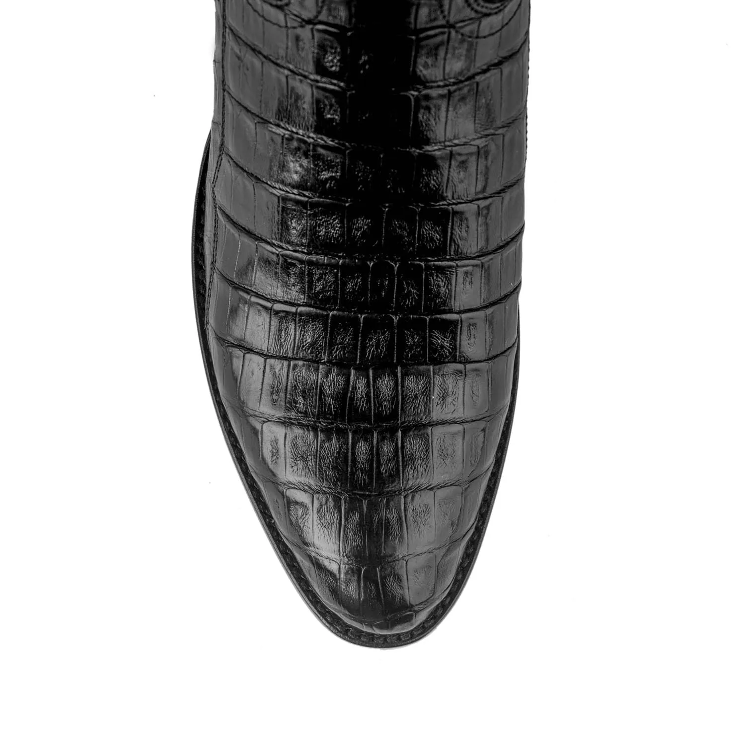 Rujo Boots Men's The Blake Midnight Caiman Tail Boots