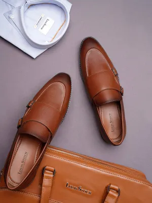 Russet Tan Handcrafted Slipon Style Comfortable Monks