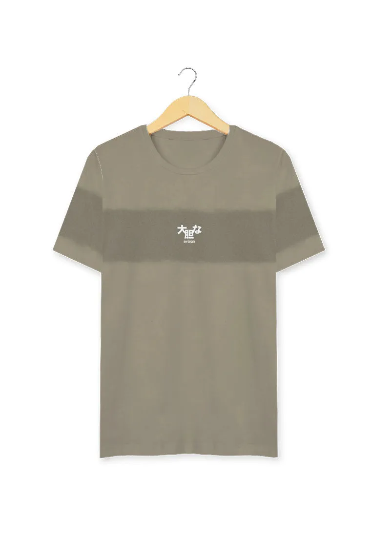 Ryusei Kaos Pria Nishida Dusty Brown