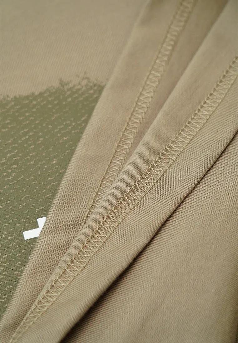 Ryusei Kaos Pria Nishida Dusty Brown