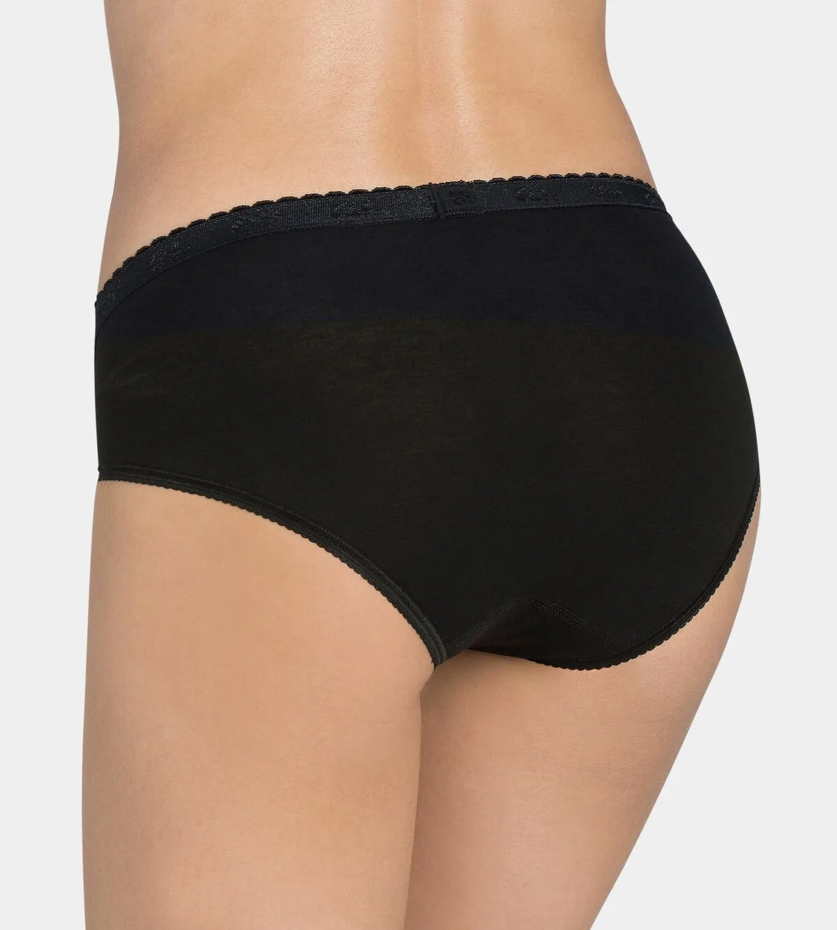 sloggi Chic Midi 4P BLACK