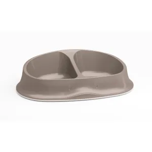 Stefanplast Chic Double Bowl 0.5L (Dove Grey)