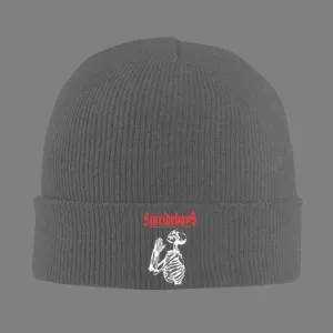 Suicideboys Tour Knit Beanie | Heather Grey Streetwear by Gothic Outlaws