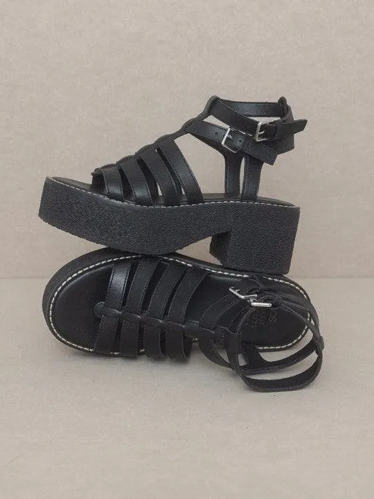 The Most Comfortable Platform Gladiator Sandal