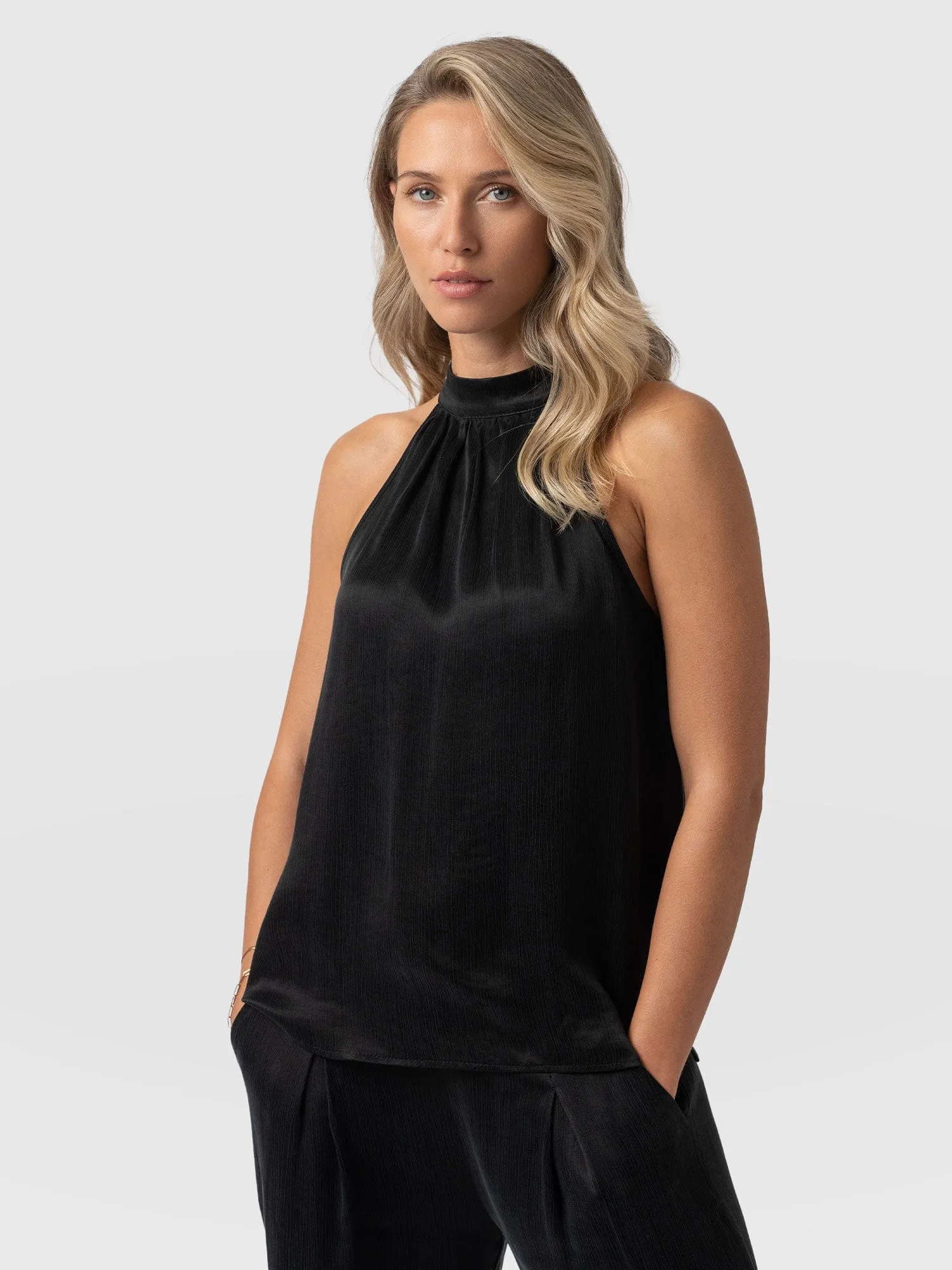 Tilda Halter Neck - Black