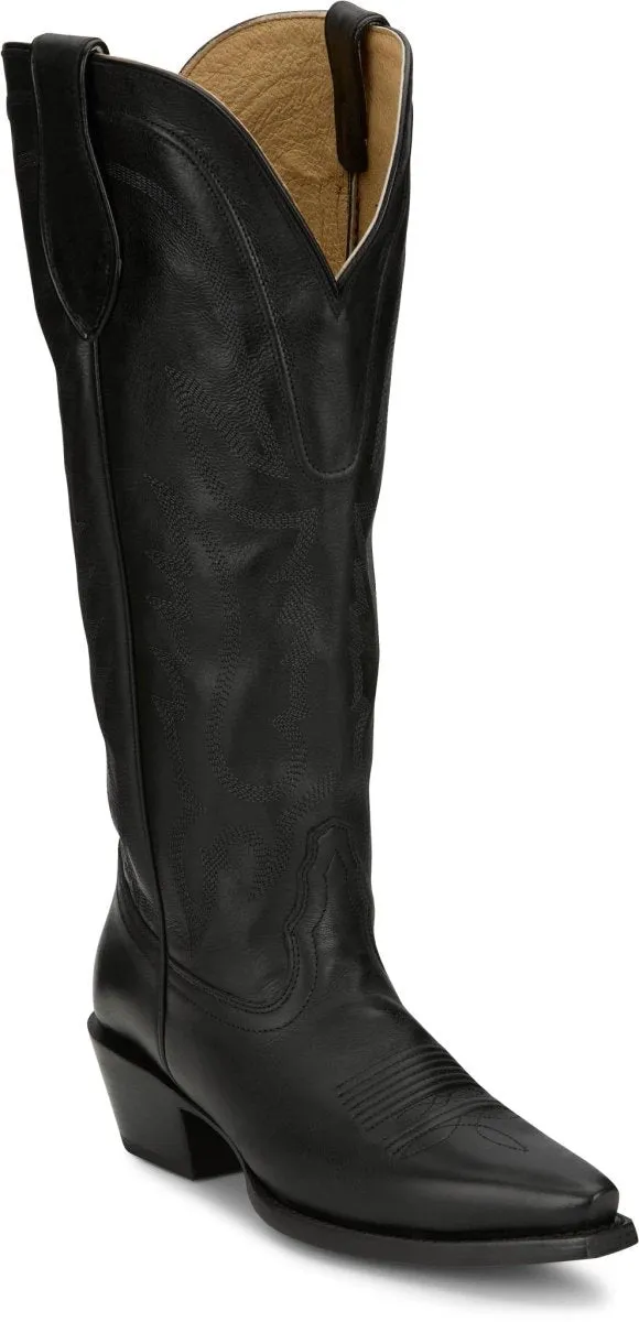 Tony Lama Women's 15" Jess Midnight Goat Western Boots