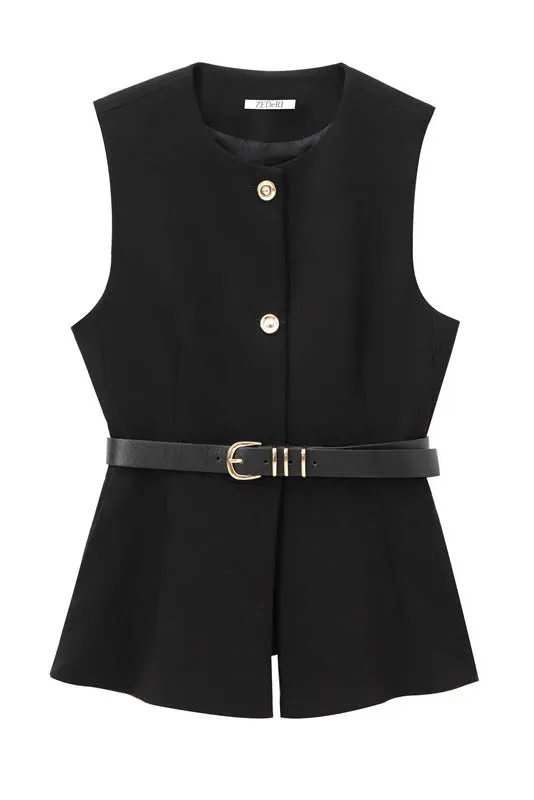 Urban Sleeveless Blazer & Pants Set