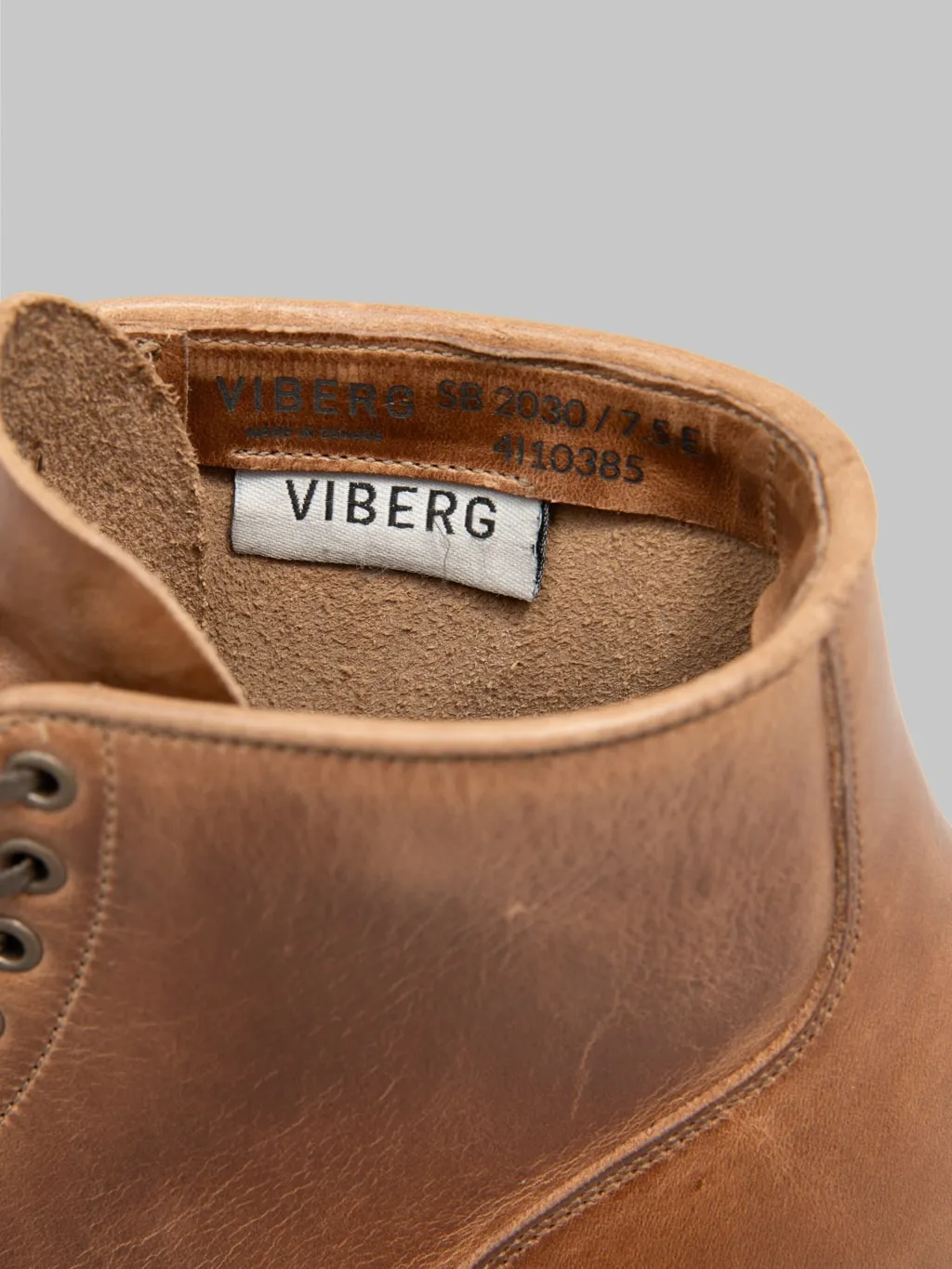Viberg Service Boot 2030 Natural Chromexcel