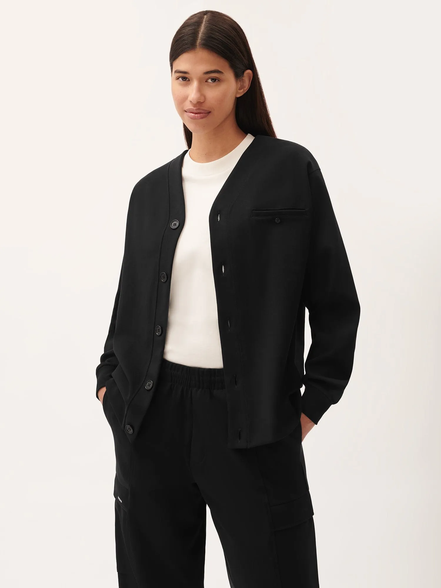 Womens DNA Double Jersey Liner Jacketblack
