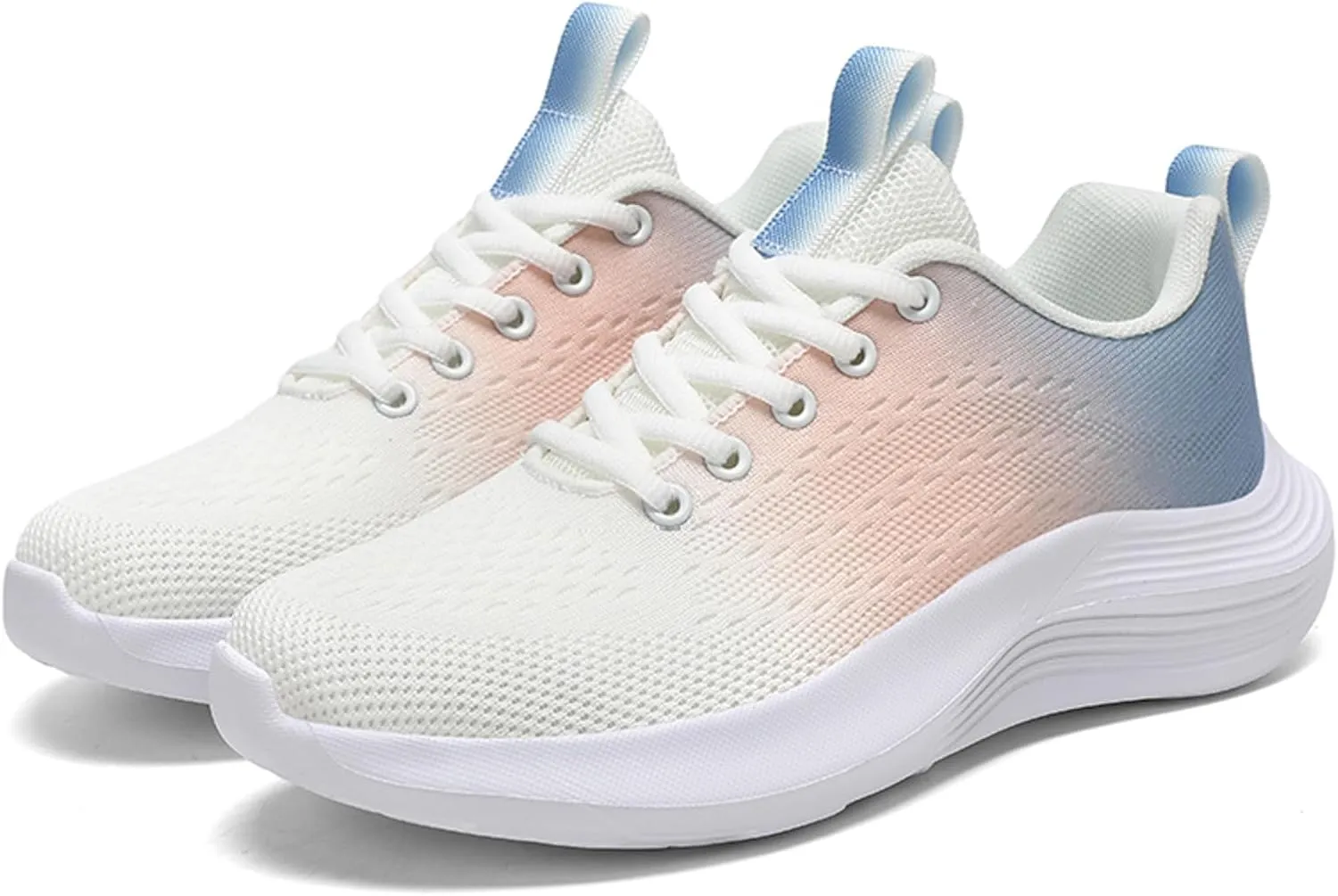 Womens Walking Shoes Slip on Non Slip Memory Foam Running Shoes Wide Width Breathable Gym Workout Shoes Ladies 2024 Fashion Sneakers