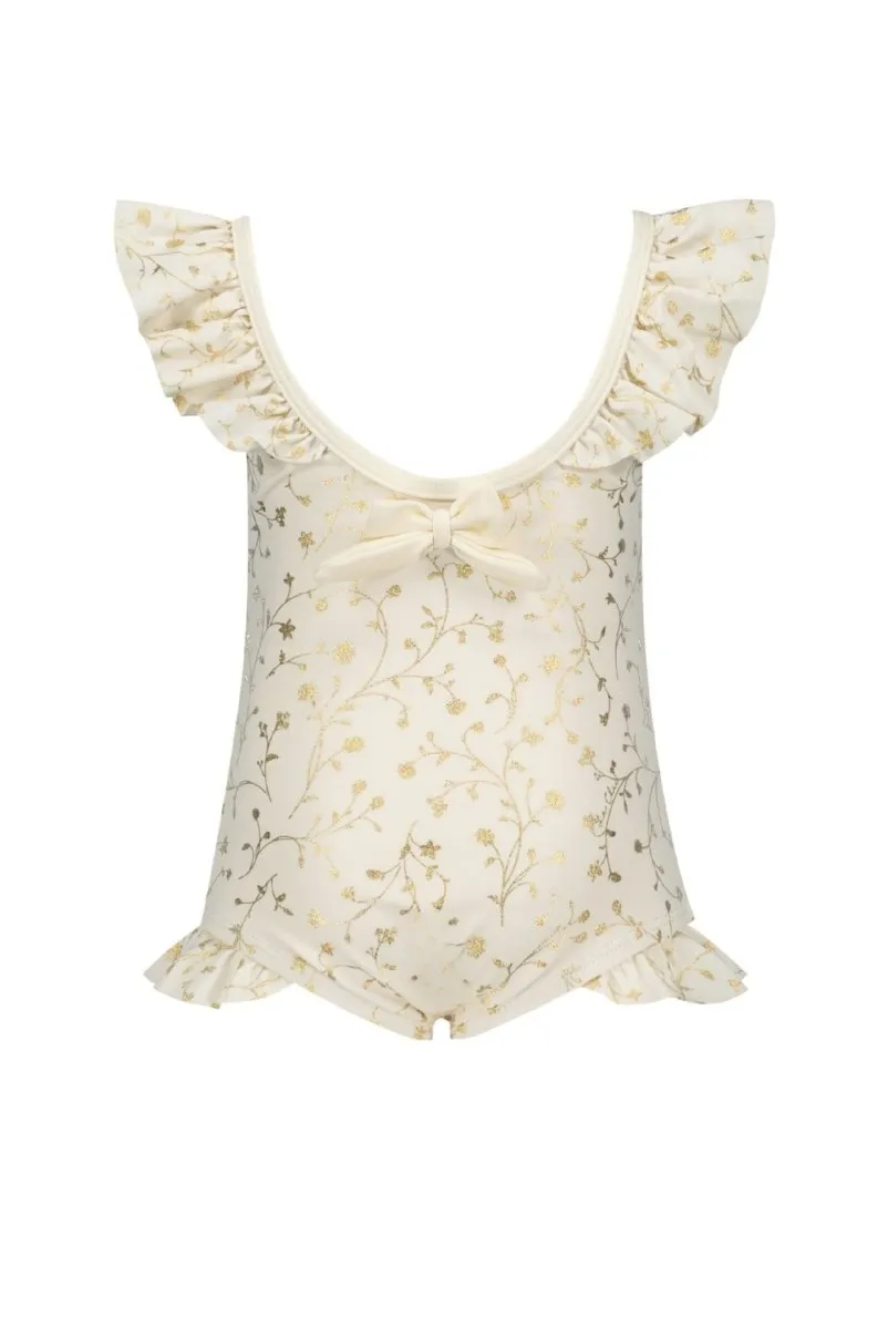 ZOEY ruffle & bow bathing suit